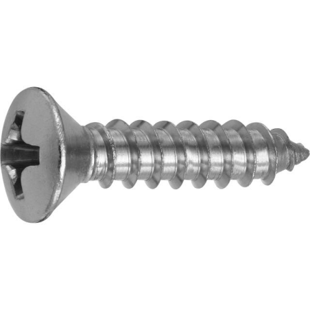 DIN 7983 - TORNILLO ROSCA CHAPA CABEZA AVELLANADA GOTA DE SEBO ESTRELLA A2/A4